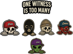 Chaka Apparel One Witness Is Too Many Sticker Pack